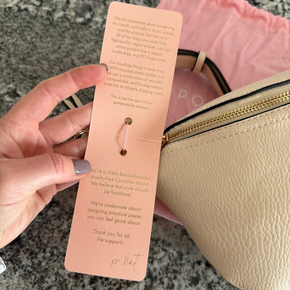 Poppy & Peonies Sidekick Cream NWT - Picture 14 of 15